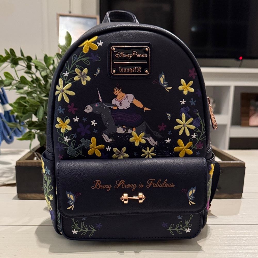 Disney Floral Navy Backpack